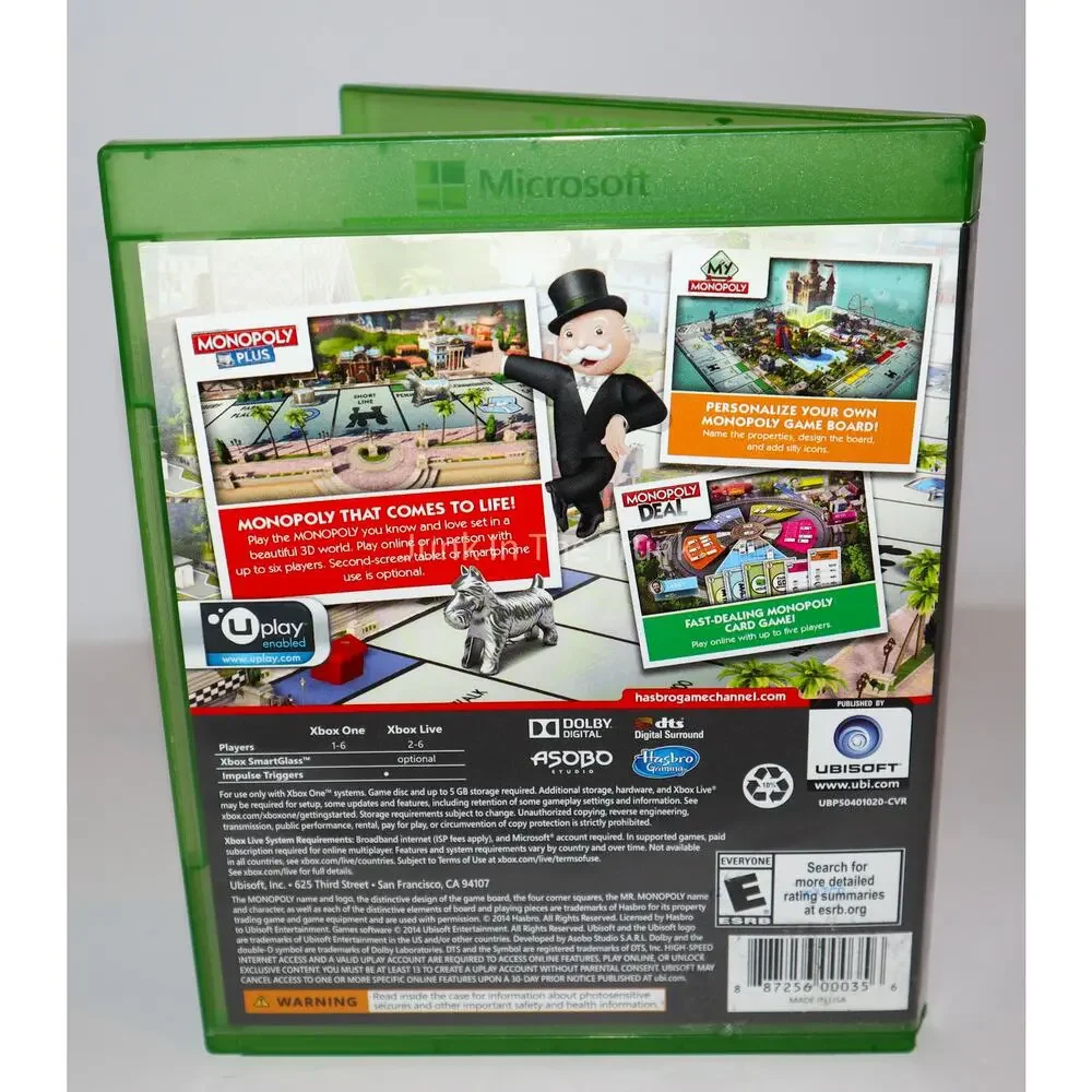 Monopoly Family Fun Pack on Xbox One